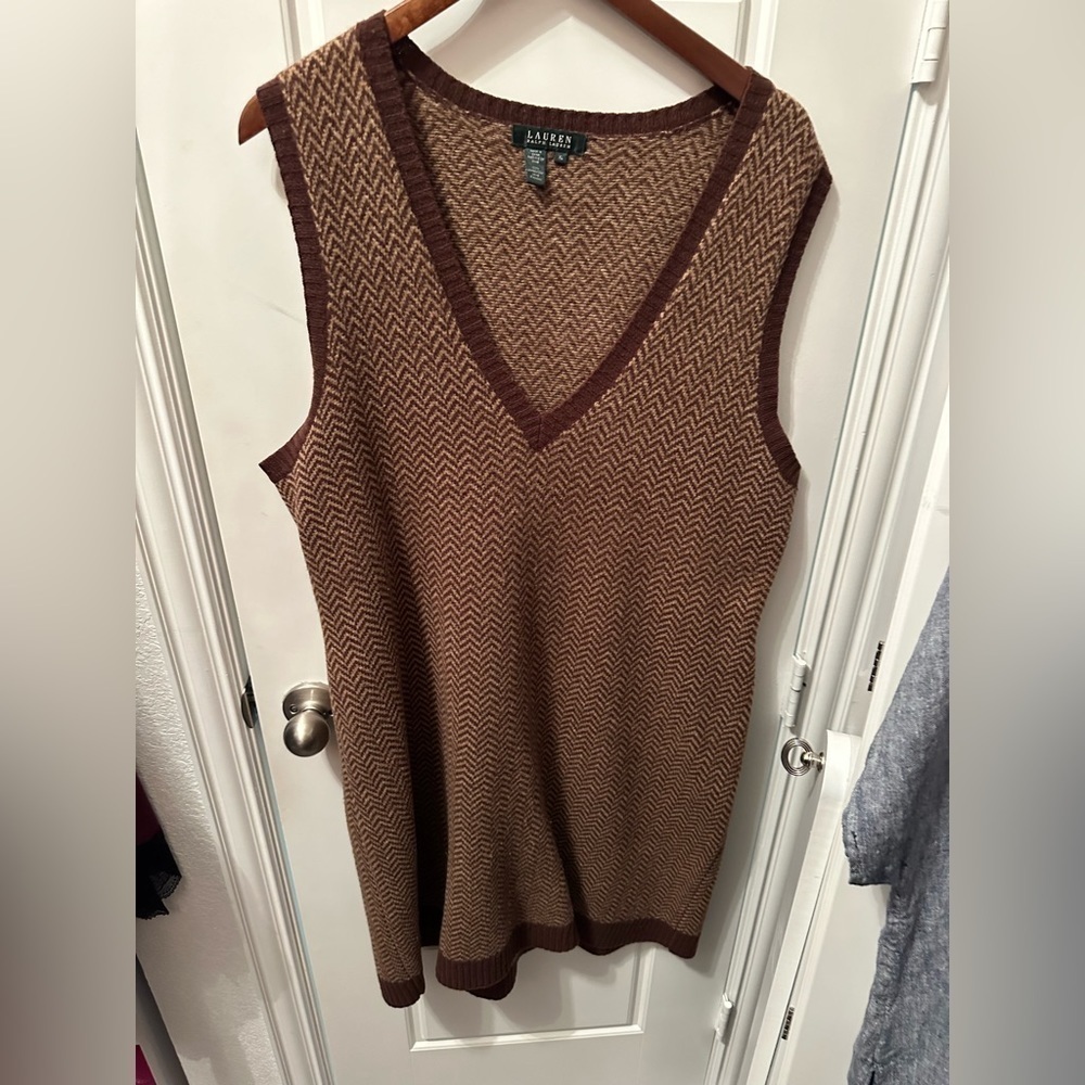 Ralph Lauren wool sweater vest dress‌‌‌‌‌‌‌‌‌‌‌